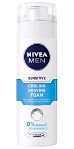 sensitive cooling foam shaving nivea men