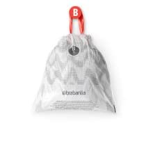 Brabantia PerfectFit Bin Liner, Size B (5L), Colour coded, Hanging waste bag