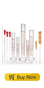 Glass Graduated Measuring Cylinders Set