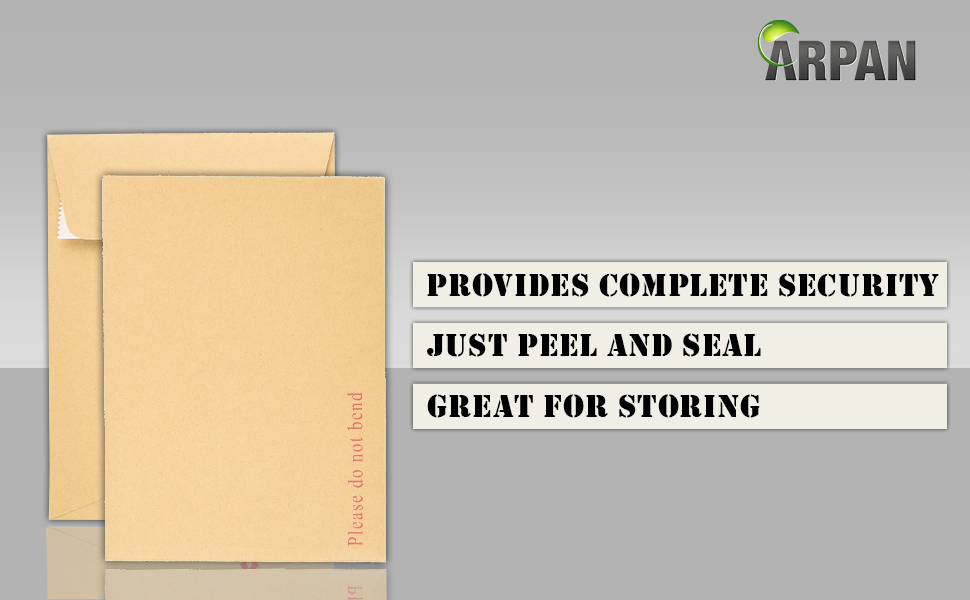 arpan clarisworld Clasp Envelopes Gummed Flaps Filing, Storing or Mailing Documents,Brown Kraft