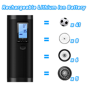 Rechargeable air pump