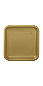 Solid Gold Oval Square 18cm