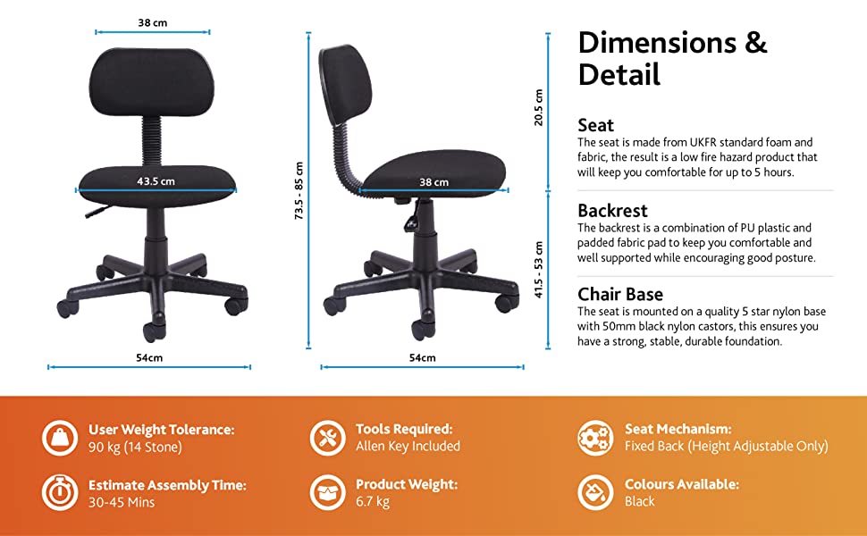 swivel office chair, padded desk chair, office furniture, home office furniture, desk chair