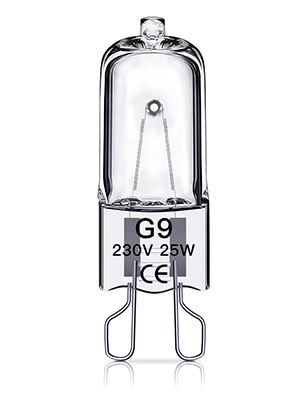 g9 halogen bulbs 25w