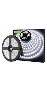 12V 5M LED Strip Light, Daylight White 4100057