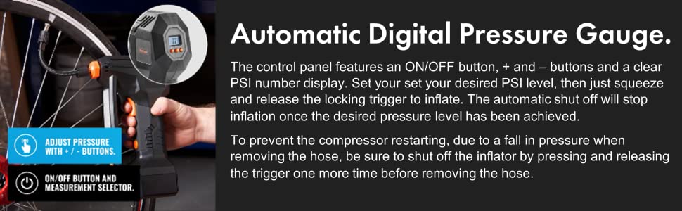 automatic digital pressure gauge