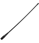 Retevis RHD771 Walkie Talkie Antenna SMA-F Dual Band VHF UHF 144/430 Compatible with Two Way Radi...