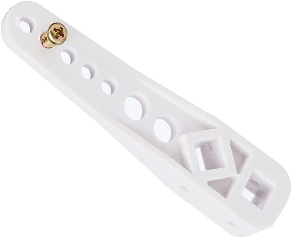 BH04065 Multi Adjustable Plastic WC Toilet Cistern Replacement Flush Lever Arm - White - Image 5