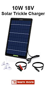 10W solar trickle charger