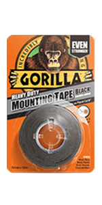 Gorilla Heavy Duty Mounting Tape Black