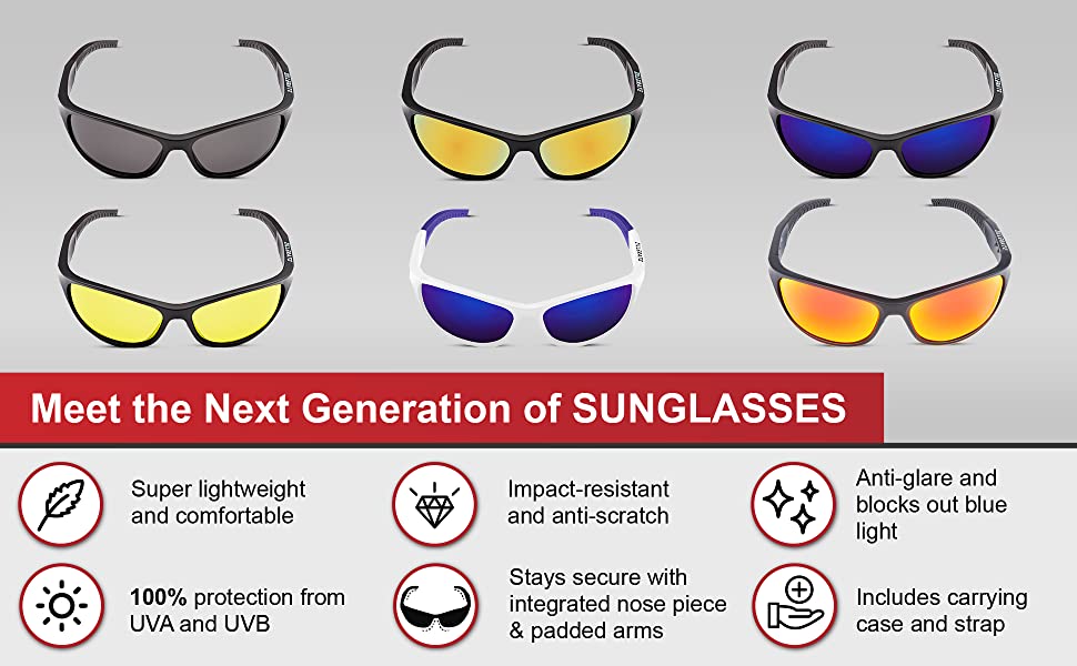 Polarized Sports Sunglasses