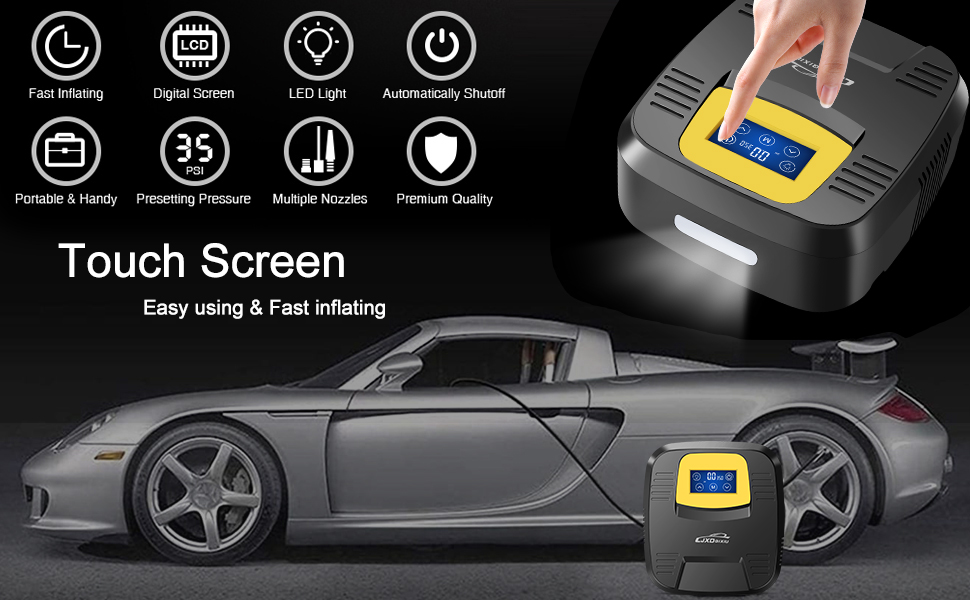 LJXDQIXIU smart inflator for tires got your back.