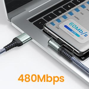 Fast Charging & Data-Sync 2 in 1 cable