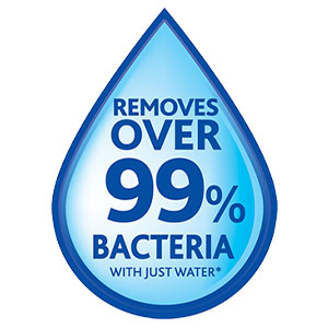 Removes 99% bacteria