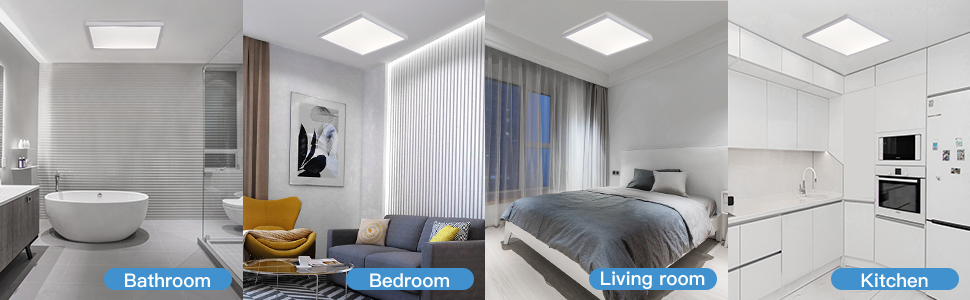 WIDE APPLICATION, STANBOW LED CEILING LIGHT CAN BE USES IN BATHROOM, LIVING ROOM, BEDROOM, KITCHEN