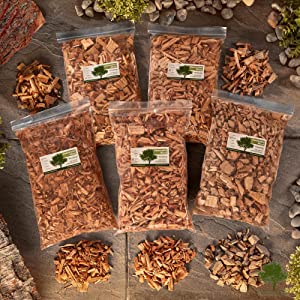 Selection of wood chip bags