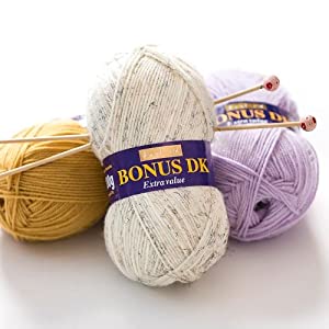 3 balls of great value Hayfield Bonus DK yarn