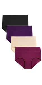 Soft High Waist Viscose Panties