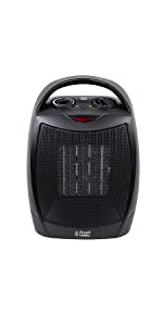 RHFH1006B Russell Hobbs Ceramic Heater Black