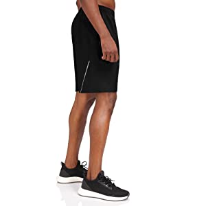 Men's Sports Shorts Quick Dry with Zip Pockets for Workout Running Training 