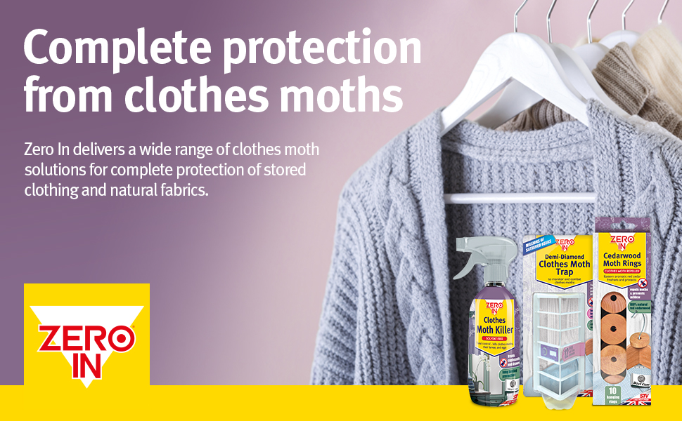 zero in, clothes moth, control, moth balls, protection, clothes storage, kills moths