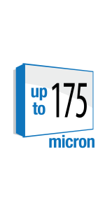 Up to 175 micron