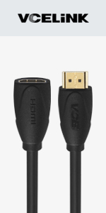 VCE HDMI Extension Cable Male to Female 0.45m