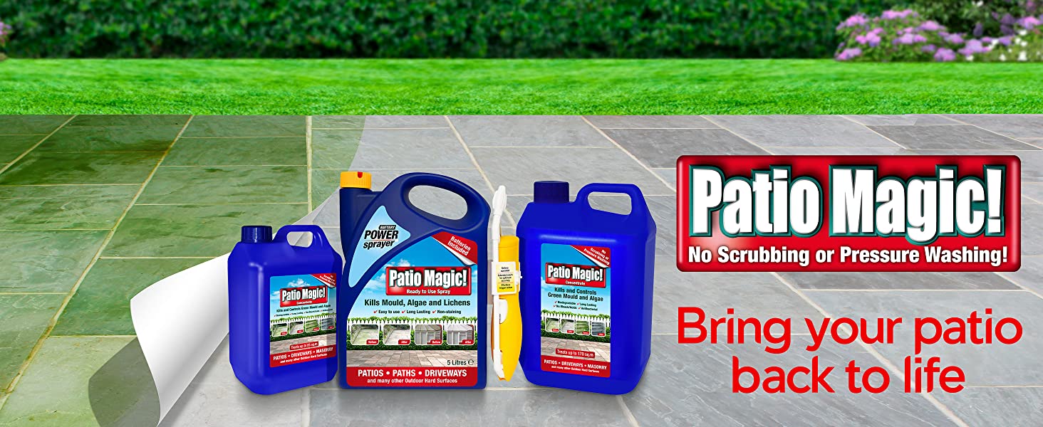 Patio Magic! Bring your patio back to life