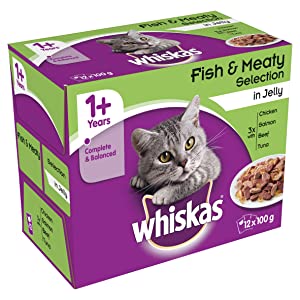 whiskas core 1+ in jelly