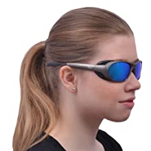 womens & mens ski glasses goggles blue lenses antifog uv400 protection. Retainer strap included