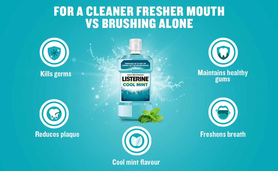 listerine antibacterial mouthwash