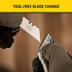 Tool- free blade change