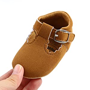 Baby Girl Moccasins Princess Sparkly Mary Jane Dresses Shoes