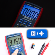 digital multimeter backlit