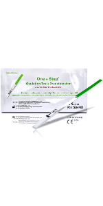 'one step' ovulation test foil