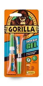 Gorilla Super Glue Gel 2x3g 