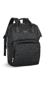 black laptop lunch backpack