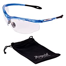 Rapid Eyewear Ace Clear breathable lens sports safety glasses for men women ladies uv400