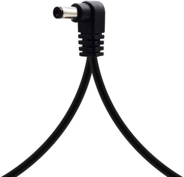 SONICAKE 9V DC 5-Way Daisy Chain Cable Right Angle Plug Daisy Chain Power Cable for Guitar Effects Pedal