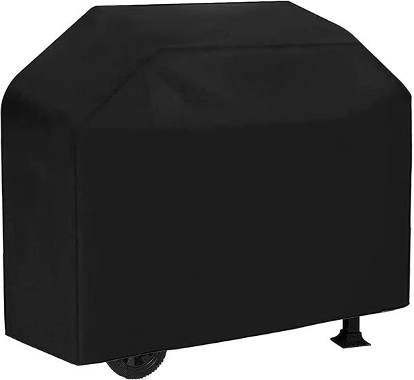 Chusstang Grill Barbecue Cover, Gas BBQ Cover waterproof Barbecue Cover Outdoor Gas BBQ Grill Cover Windproof, Dust Protection, Rip-proof & UV Protection with Storage Bag(147x60x112CM) - Image 6