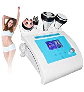 Fat Removal Machine, Professional 4 in1 Radio Frequency Vacuum Body Massager Fat Burning Anti Cel...