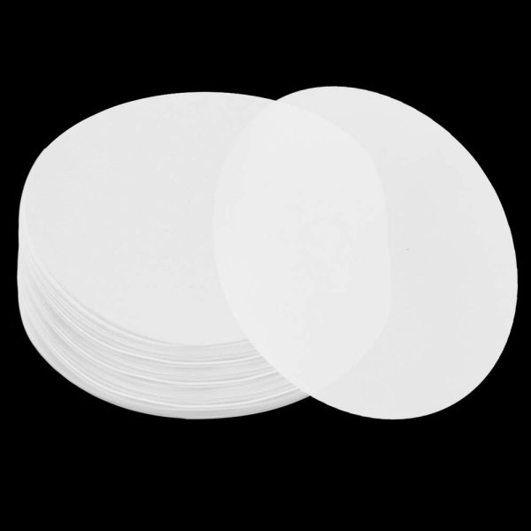 FAVENGO 100 Pcs Qualitative Filter Paper 11 cm Medium Filtering Speed Paper Filter Round Filter Paper Laboratory Filtration Lab Supplies with 15-20 um Particle Retention for Lab Supply Oil Industry - Image 3