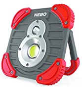 NEBO Tango Worklight & Powerbank - Black & Red, Length: 45mm Width: 148mm height: 148mm