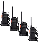 Retevis RT24 Walkie Talkies PMR446 License Free 16 Channels CTCSS/DCS Walkie Talkie Rechargeable ...