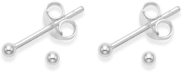 Heather Needham 2 PAIRS Sterling Silver TINY 2mm ball studs - Size: 2mm. Gift Boxed Silver Ball studs.NEW LOWER PRICE B41HN/5180x2 - Image 3