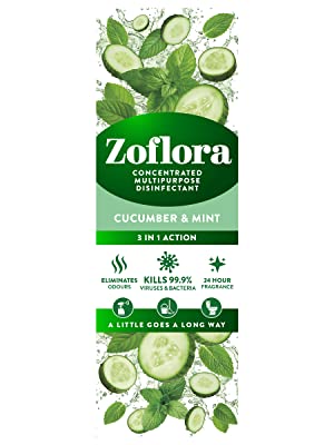 Zoflora Cucumber & Mint, Disinfectant, Disinfectant Spray, Disinfectant Liquid