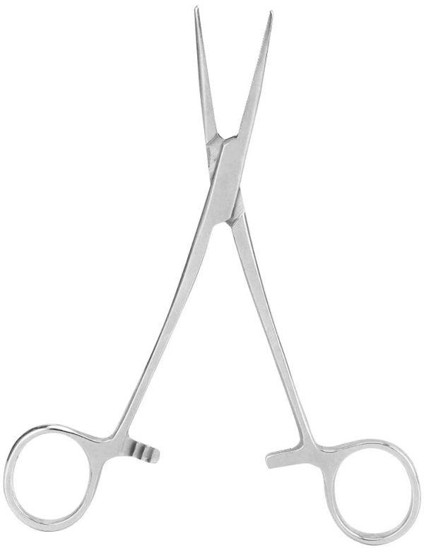 Hemostatic Forceps, Hemostat Jaws, Straight Locking Tweezers Clamp Surgical Pets Supplies Hair Pliers for Hobby Firefighter Pruning - Image 3