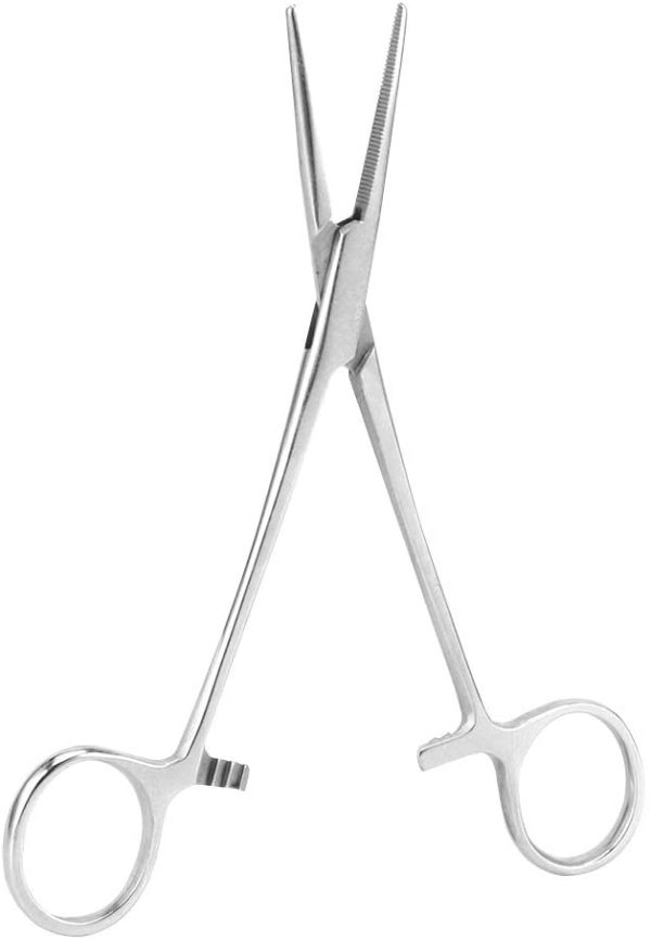 Hemostatic Forceps, Hemostat Jaws, Straight Locking Tweezers Clamp Surgical Pets Supplies Hair Pliers for Hobby Firefighter Pruning - Image 5