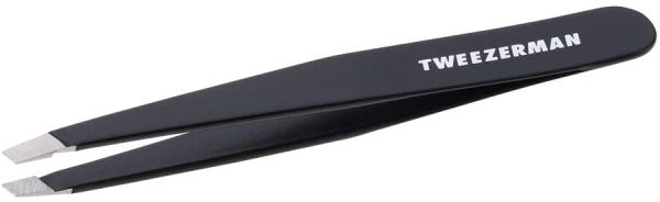 G.E.A.R For Men Stainless Steel Slant Tweezer Black