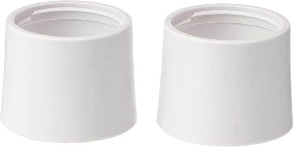 BH02629 Short Lamp Holder Spare Skirt, 28mm (1.1/8 inch) White- Pack of 2